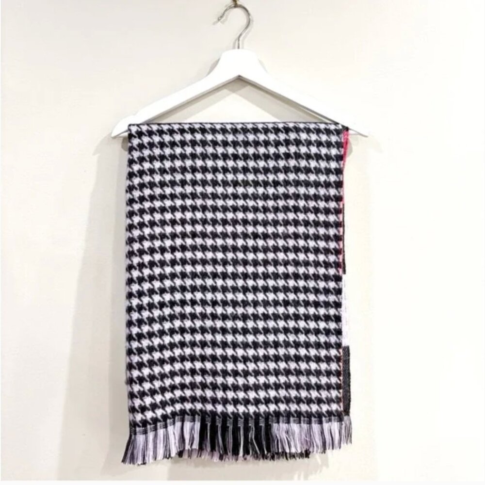 Anthropologie Black and Lavender/Multi Reversible Maxi Scarf - Picture 10 of 10
